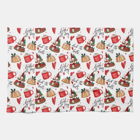 Die Hallen überprüfen Geschirrtuch (Horizontal)