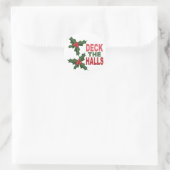 Die Hallen überprüfen Runder Aufkleber (Tasche)