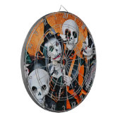 Die Halloween-Außenseiter Dartscheibe (Vorderseite Links)