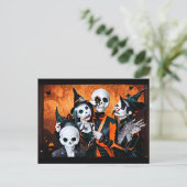 Die Halloween-Außenseiter Postkarte (Stehend Vorderseite)
