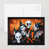 Die Halloween-Außenseiter Postkarte (Vorne/Hinten)