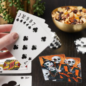 Die Halloween-Außenseiter Spielkarten (In Situ)