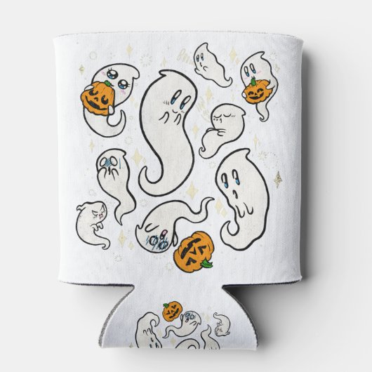 Die Halloween-Boo-Crew - Ghost-Party Dosenkühler (Rückseite)