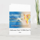 Die Halloween-Fairy-Karte Karte (Rückseite)