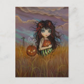 Die Halloween Fairy Postcard Postkarte (Vorderseite)