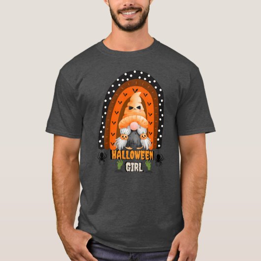 Die Halloween-Girl T-Shirt (Vorderseite)