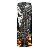 Die Halloween-Nacht des Grimmigen Sensenmanns Thermosbecher (Rückseite)