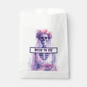 Die | Halloween Skeleton Bride Favor Bags Geschenktütchen (Vorderseite)