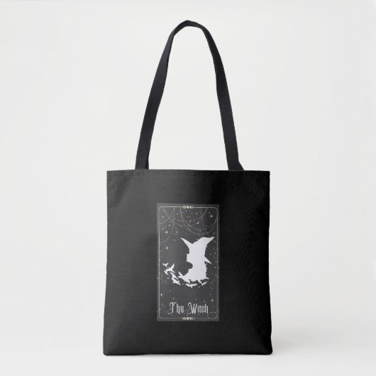 Die Halloween-Tarot-Tote-Tasche Tasche (Vorderseite)