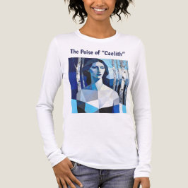 Die Haltung von „Caelith“ – Ein abstraktes Porträt Tri-Blend Shirt