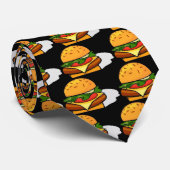 Die Hamburger-Liebhaber-Krawatte Krawatte (Gerollt)