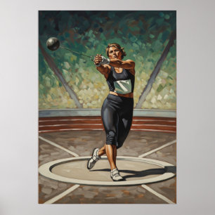 DIE HAMMERWERFERIN (The Hammer Thrower) Poster