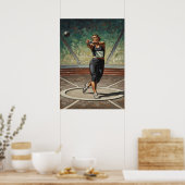 DIE HAMMERWERFERIN (The Hammer Thrower) Poster (Küche)