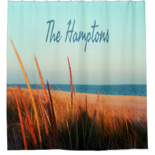 Die Hamptons Beach Long Island New York Duschvorhang