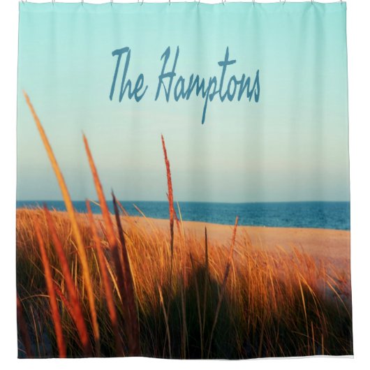 Die Hamptons Beach Long Island New York Duschvorhang (Vorderseite)