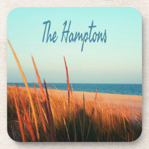 Die Hamptons Beach Long Island New York Getränkeuntersetzer