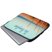 Die Hamptons Beach Long Island New York Laptopschutzhülle (Vorne Knopf)