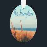 Die Hamptons Beach Long Island New York Ornament<br><div class="desc">Das Hamptons Beach Long Island South Fork New York Schöne Strandstadt mit Seegras und weichem Sand.</div>