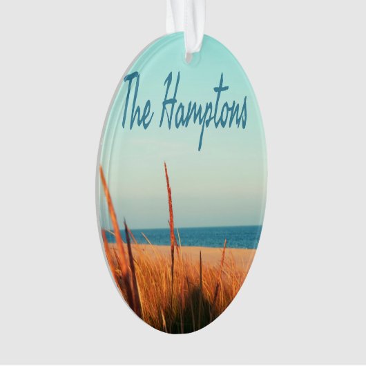 Die Hamptons Beach Long Island New York Ornament (Vorderseite)