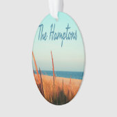 Die Hamptons Beach Long Island New York Ornament (Vorderseite)
