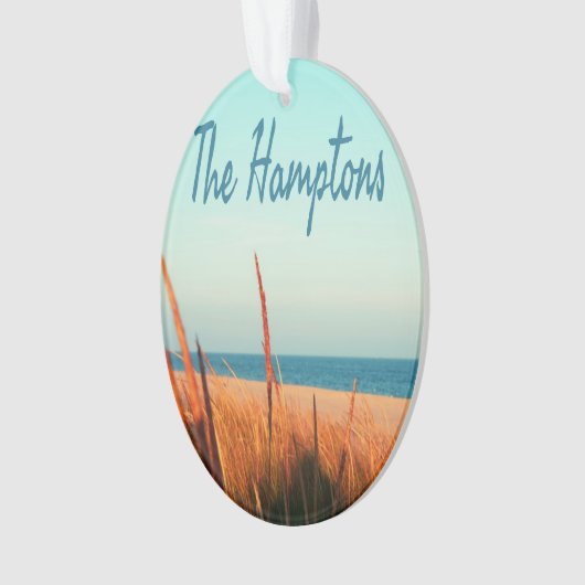 Die Hamptons Beach Long Island New York Ornament (Vorderseite)
