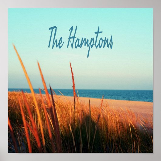 Die Hamptons Beach Long Island New York Poster (Vorne)