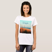 Die Hamptons Beach Long Island New York T-Shirt (Vorne ganz)