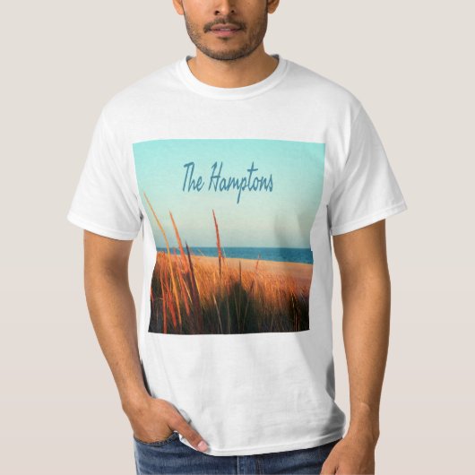Die Hamptons Beach Long Island New York T-Shirt (Vorderseite)