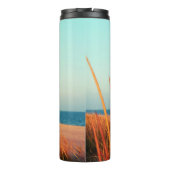 Die Hamptons Beach Long Island New York Thermosbecher (Rückseite)