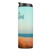Die Hamptons Beach Long Island New York Thermosbecher (Nach rechts gedreht)