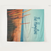 Die Hamptons Beach Long Island New York Wandteppich (Vorderseite (Horizontal))