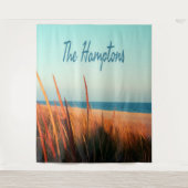 Die Hamptons Beach Long Island New York Wandteppich (Vorderseite)