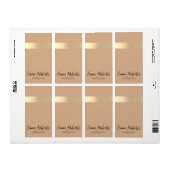 Die hamptons Gold Foil rustikale Imitate (Vorne)