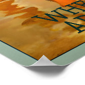 Die Hamptons Long Island New York Poster Neue Retr (Ecke)