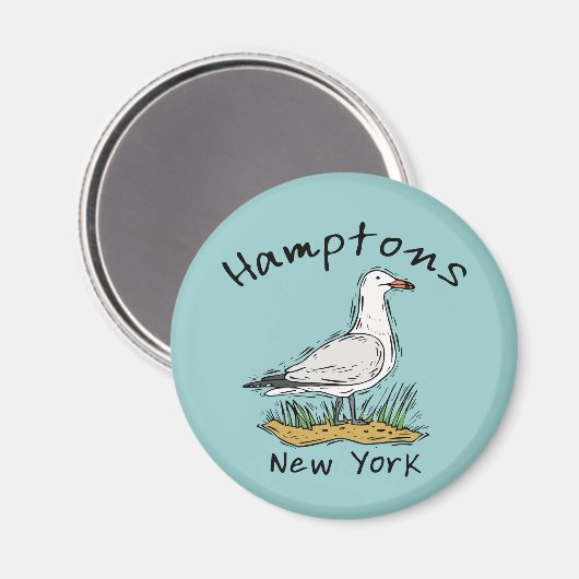 Die Hamptons Magnet (Vorderseite/Rückseite)