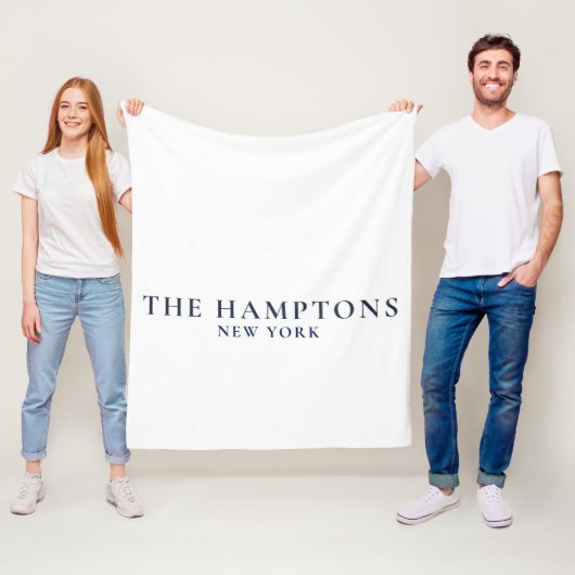 Die Hamptons New York Vornehm Küstengemeinde Fleecedecke (Beispiel)