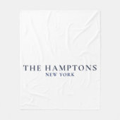 Die Hamptons New York Vornehm Küstengemeinde Fleecedecke (Vorderseite)