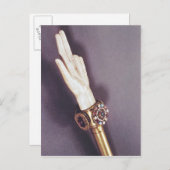 Die Hand der Gerechtigkeit der Könige Frankreichs Postkarte (Vorne/Hinten)