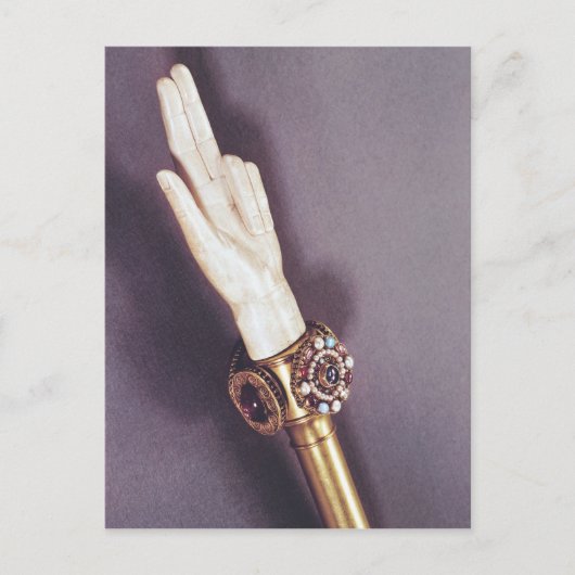 Die Hand der Gerechtigkeit der Könige Frankreichs Postkarte (Vorderseite)