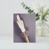 Die Hand der Gerechtigkeit der Könige Frankreichs Postkarte (Stehend Vorderseite)