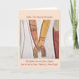 Die Hand der Goddess Cards Karte