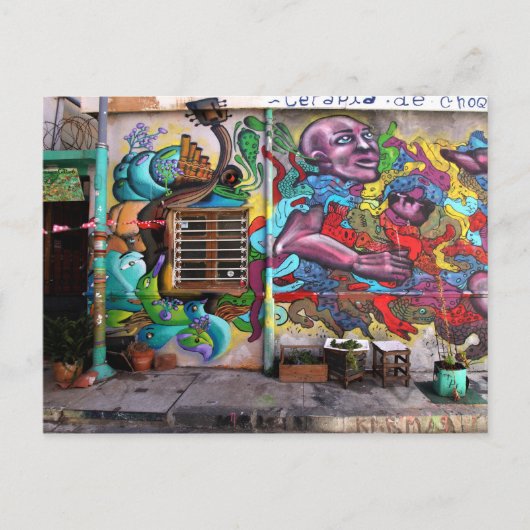 Die Hand der Künstler Postkarte (Vorderseite)