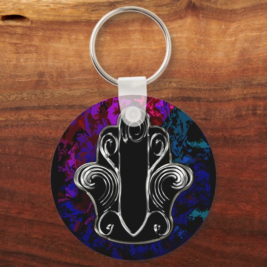 Die Hand des Hamesh Schlüsselanhänger (Vorderseite)