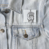 Die Hand des Ruhmes Button (Beispiel)