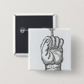 Die Hand des Ruhmes Button (Vorne & Hinten)