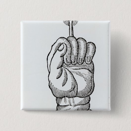 Die Hand des Ruhmes Button (Vorderseite)
