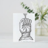 Die Hand des Ruhmes Postkarte (Stehend Vorderseite)