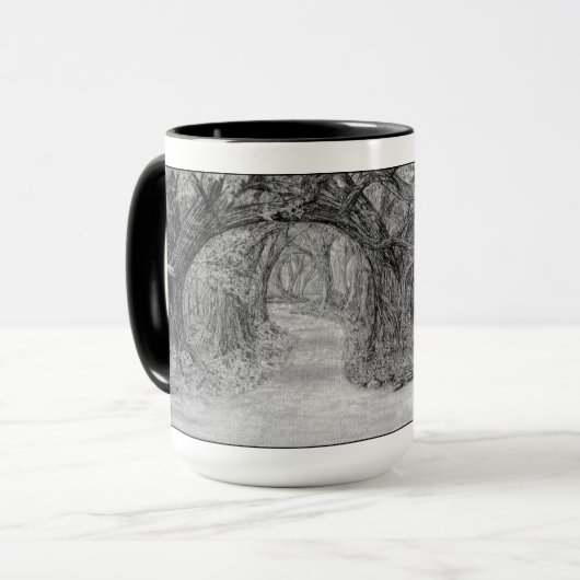 Die Hand des Schicksals Tasse (Vorderseite Links)