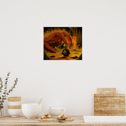 Die Hand des Teufels Poster (Küche)