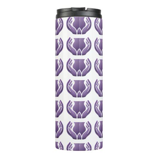 Die Hand des Töpfers Thermosbecher (Rückseite)